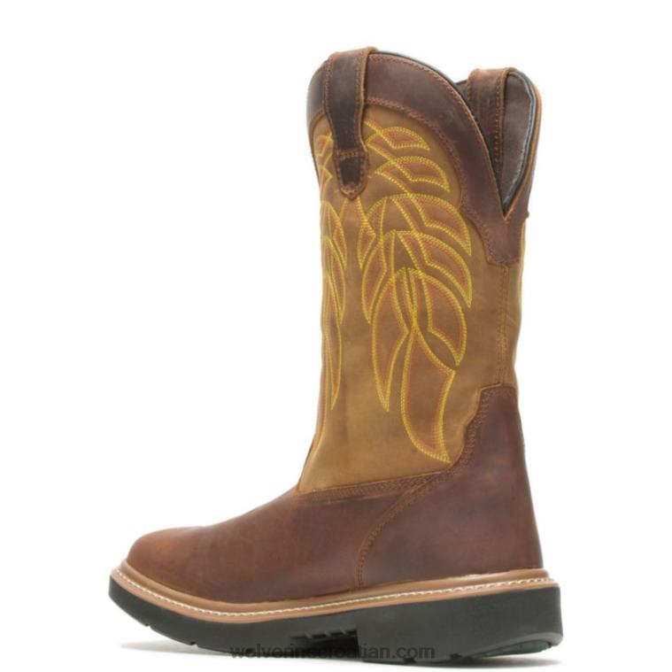 muškarci radna čizma durashocks carbonmax wellington rancher R6LL8124 Wolverine duhan/zlato - Slika 3