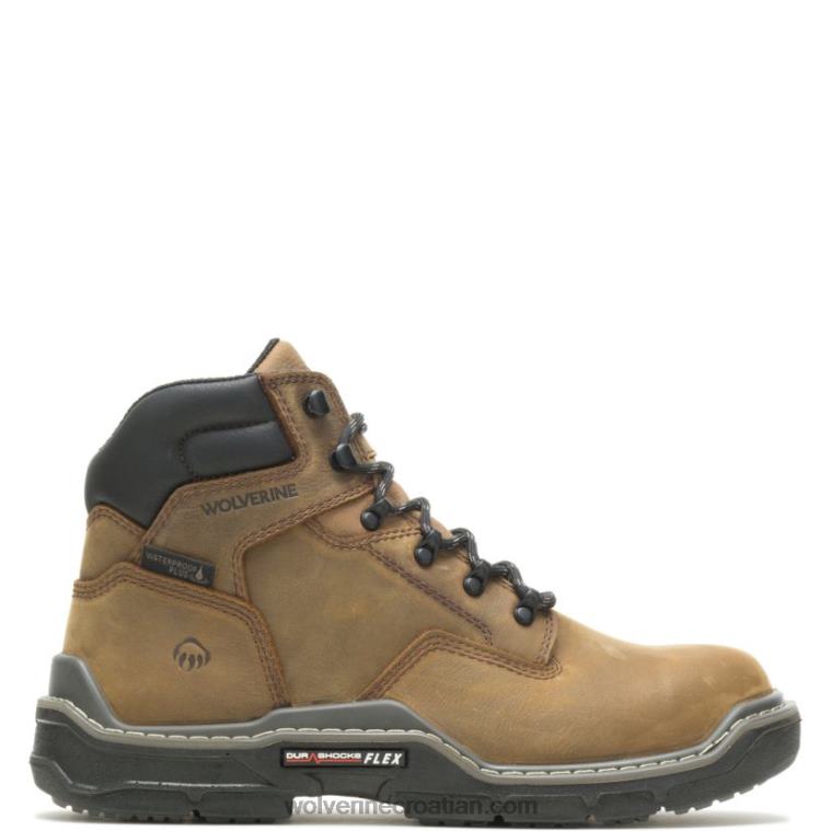 muškarci raider durashocks vodootporna 6" carbonmax radna čizma R6LL845 Wolverine smeđa - Slika 1