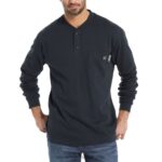 muškarci fr dugih rukava henley R6LL8274 Wolverine mornarica - Slika 2
