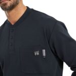muškarci fr dugih rukava henley R6LL8274 Wolverine mornarica - Slika 5