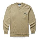muškarci fr dugih rukava henley R6LL8275 Wolverine kaki