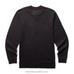 muškarci guardian pamuk dugih rukava henley R6LL8253 Wolverine crno - Slika 3