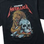 muškarci metallica scholars kolekcija grafička majica R6LL8319 Wolverine crno - Slika 4