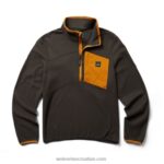 muškarci polarni flis 1/4 zip R6LL8293 Wolverine drveni ugljen