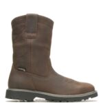 muškarci radna čizma wellington s četvrtastim prstima s čeličnim prstima R6LL890 Wolverine tamno smeđa