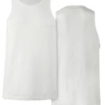 muškarci seamless rib tank R6LL8304 Wolverine bijela
