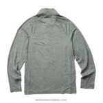 muškarci zaštita od sunca eco 1/2 zip R6LL8312 Wolverine gunmetal heather - Slika 3