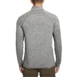 muškarci zaštita od sunca eco 1/2 zip R6LL8312 Wolverine gunmetal heather - Slika 6