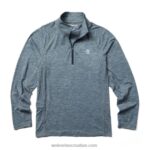 muškarci zaštita od sunca eco 1/2 zip R6LL8313 Wolverine mornarski vrijesak