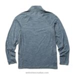 muškarci zaštita od sunca eco 1/2 zip R6LL8313 Wolverine mornarski vrijesak - Slika 3